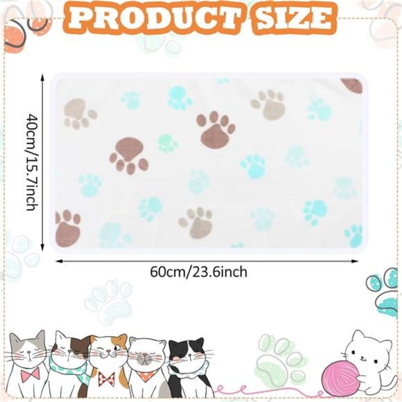 BRAND NEW 4 Pcs Dog Blanket 24 x 16 Inch - Picture 5 of 8